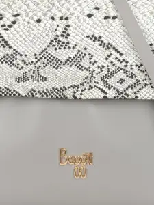 Baggit Animal Textured Structured Satchel