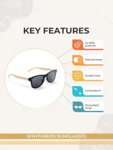 CHOKORE Men Wayfarer Sunglass With UV Protected Lens