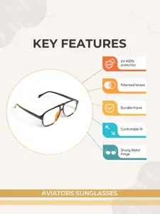 CHOKORE Men Aviator Sunglasses with UV Protected Lens CHKSM_63