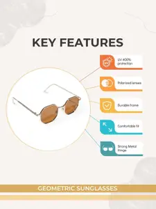 CHOKORE Men Octagon Sunglasses with UV Protected Lens CHKSM_33