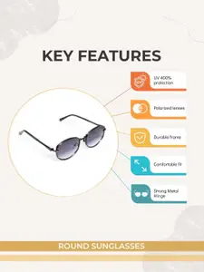 CHOKORE Men Round Sunglasses with UV Protected Lens CHKSM_91