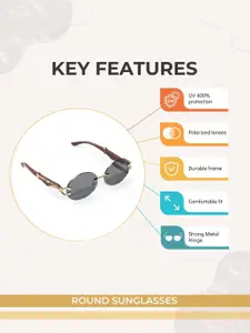 CHOKORE Men Round Sunglasses with UV Protected Lens CHKSM_42