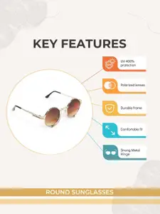 CHOKORE Men Round Sunglasses with UV Protected Lens CHKSM_45