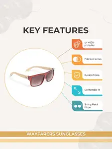 CHOKORE Men Wayfarer Sunglasses with UV Protected Lens CHKSM_10