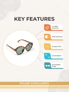 CHOKORE Men Round Sunglasses with UV Protected Lens CHKSM_94