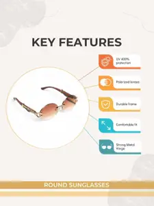 CHOKORE Men Round Sunglasses with UV Protected Lens CHKSM_41