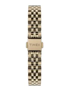 Timex Women Brass Dial & Stainless Steel Straps Analogue Watch TW2T88600