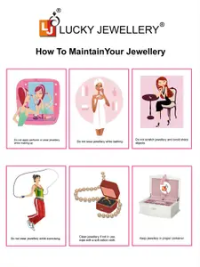 LUCKY JEWELLERY Gold-Plated Bangle-Style Bracelet