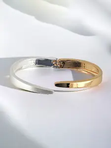 LUCKY JEWELLERY Gold-Plated Bangle-Style Bracelet