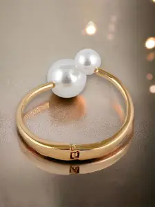 LUCKY JEWELLERY Gold-Plated Bangle-Style Bracelet