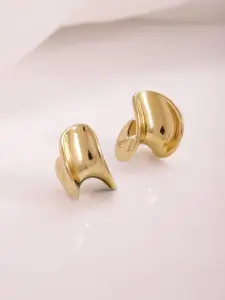 Rubans Voguish 18KT Gold Plated Stainless Steel Tarnish-Free Demi-Fine Geometric Studs