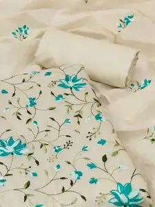 Peachmode Embroidered Unstitched Dress Material