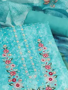 Peachmode Embroidered Unstitched Dress Material