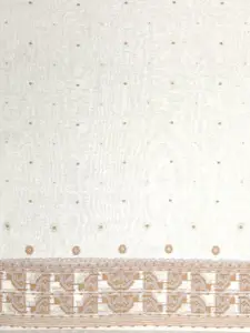 ZARIMO Ethnic Motifs Woven Design Linen Unstitched Dress Material