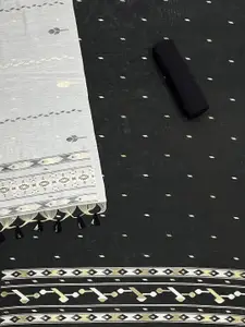 ZARIMO Geometric Woven Design Pure Cotton Unstitched Dress Material