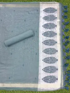 ZARIMO Linen Unstitched Dress Material