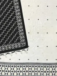 ZARIMO Polka Dots Pure Cotton Unstitched Dress Material