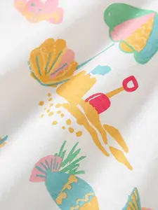 StyleCast Girls Printed Pure Cotton Top with Shorts