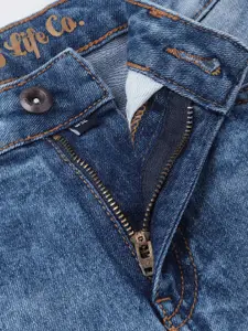 The Roadster Life Co. Women Vintage Vibes Remix Denim Shorts