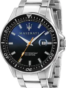 Maserati Men Dial & Stainless Steel Bracelet Style Straps Analogue Watch R8853140001