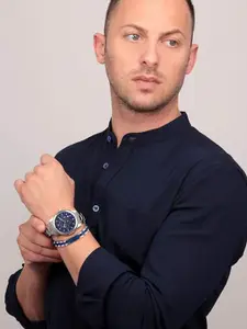 Maserati Men Dial & Stainless Steel Bracelet Style Straps Analogue Watch R8851121016