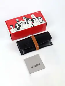 Woggles Men Aviator Sunglasses with Polarised Lens-WOAV-01-M01-1001-M