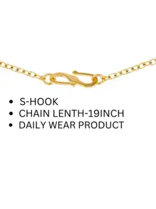 DressBerry Gold-Plated Rainbow-Shaped Pendants With Two Chains For Women