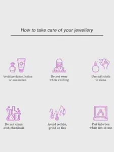 DressBerry Silver-Toned Rhodium-Plated American Diamond Studded Kada Bracelet