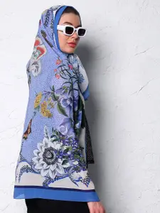 Athena Floral Printed Scarf