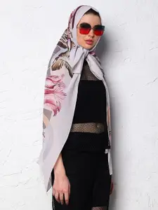 Athena Floral Printed Scarf