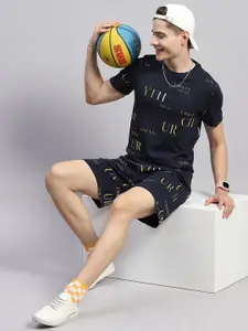 Monte Carlo Printed T-Shirt & Shorts Co-Ord Set