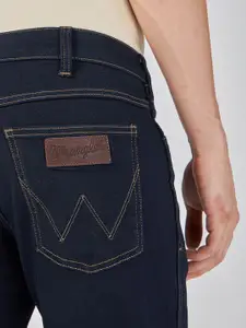 Wrangler Skanders Men Slim Fit Low-Rise Clean Look Pure Cotton Jeans