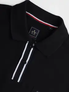 Arrow Sport Men Solid Polo Collar T-shirt