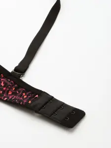 DressBerry Animal Print Full Coverage Lightly Padded Push-Up Bra