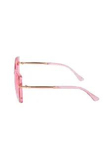 AISLIN Women Butterfly Sunglasses & UV Protected Lens ES_13312-86-AS-6046-PNK-PKCLG-BTOS