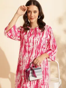 KALINI Print Kaftan Maxi Dress