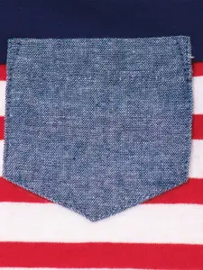 CrayonFlakes Boys Striped Top With Short