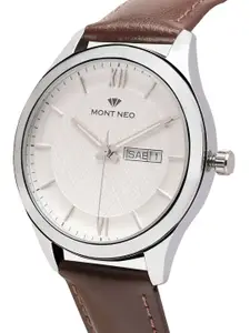 MONT NEO Men Dial & Leather Straps Analogue Watch 8009D-L1103