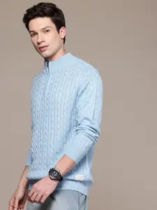 WROGN Cable Knit Comfort Fit Pullover Sweater