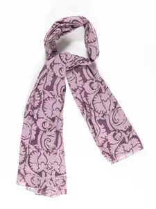 Contrast Living Printed Pure Cotton Scarf