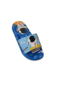 Yellow Bee Boys Printed Sliders