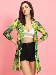 TANDUL Women Longline Printed Shrug