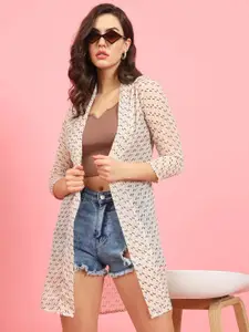 TANDUL Women Printed Longline Shrug