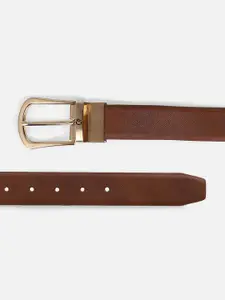 Louis Philippe Men Textured Leather Formal Belt