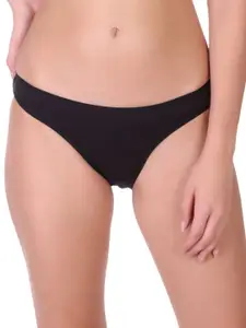 Selfcare Pack of 3 Solid Cotton Lightly Padded Bra And Panty Lingerie Sets- SN2605