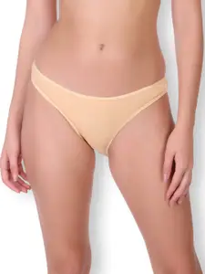 Selfcare Pack of 3 Solid Cotton Lightly Padded Bra And Panty Lingerie Sets