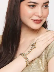 OOMPH Kundan Studded Bracelet