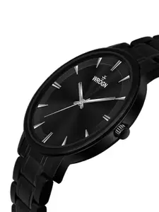 WROGN Men Dial & Stainless Steel Bracelet Style Straps Analogue Watch HOBWRG0472