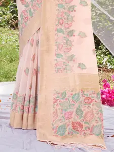 Mitera Floral Zari Saree