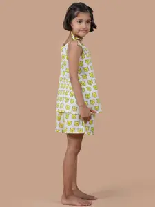 BAESD Girls Pure Cotton Printed Night suit